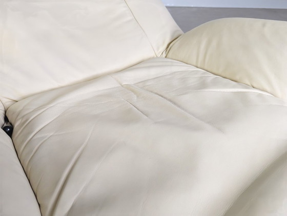 Image 1 of Cassina Veranda Sessel 1980 Vico Magistretti leder hell Design