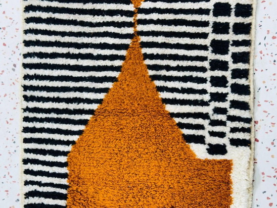 Image 1 of Handgemaakt Marokkaans vloerkleed van 300x70 cm: Berber haltapijt