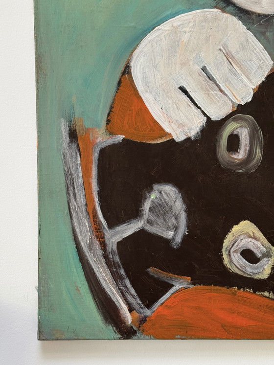 Image 1 of Patricia Pelsener (1956) - a figure with a dog, 1980s