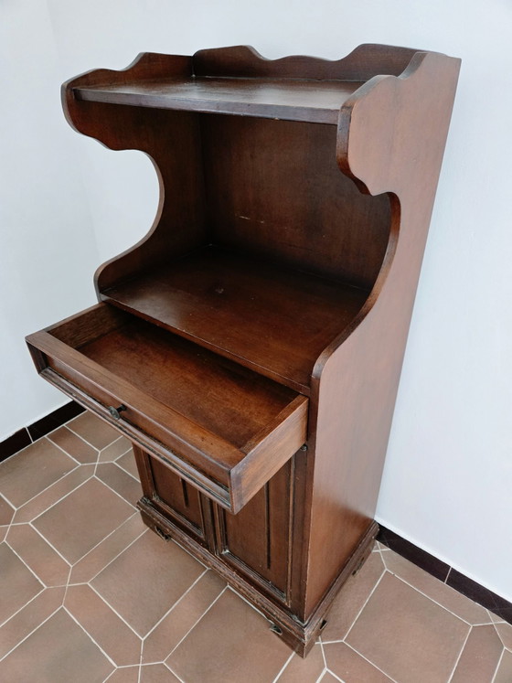 Side cabinet, antique solid wood bedside table – Chest of drawers (photo 3 of 5)