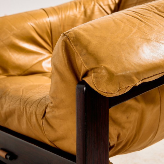 Image 1 of MK11777 MP-091 leren sofaset van Percival Lafer, set van 6