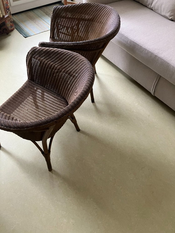 Image 1 of 2x Lloyd Loom chair 1935