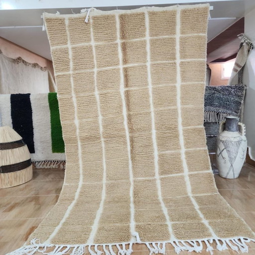 Authentiek handgeweven Marokkaans Berber Atlas tapijt 150/350 cm – Aime Té, vloerkleden en tapijten, Wool