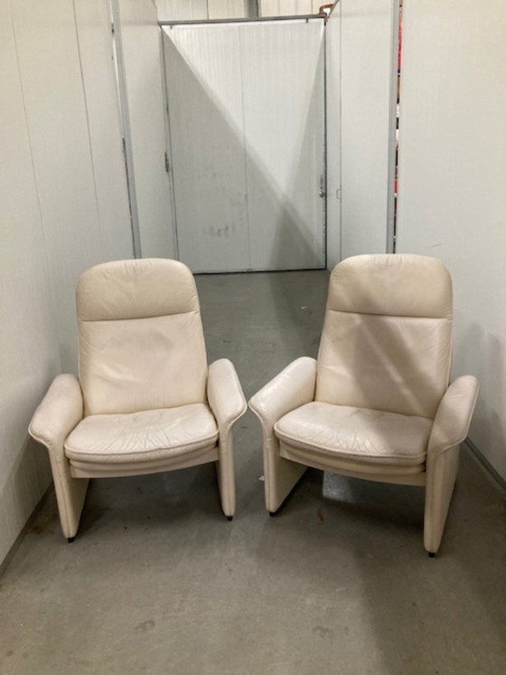 Image 1 of Exceptional and rare Pair of De Sede DS-50 adjustable Lounge Chairs