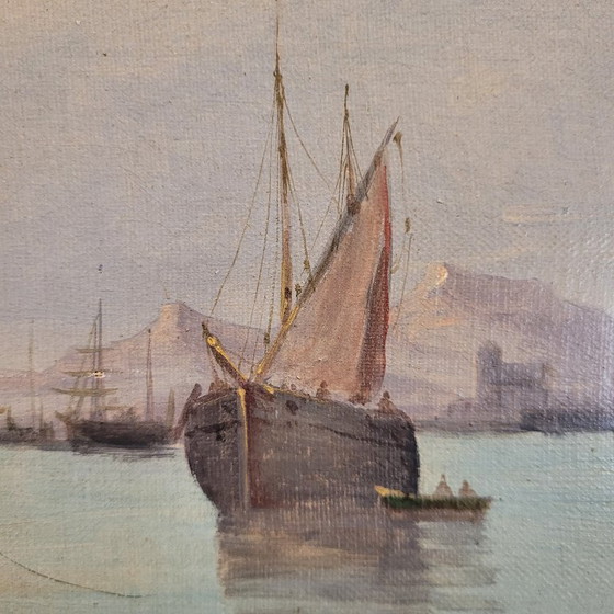 Image 1 of “Kortenhoef’s Ships” Bernard van Beek, The Hague School, circa 1910 – Netherlands