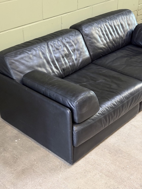 De Sede DS-76 Daybedbank/Sofa van zwart leer – Leather (photo 4 of 15)
