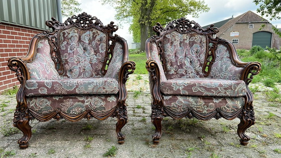 Image 1 of 2 fauteuils baroques