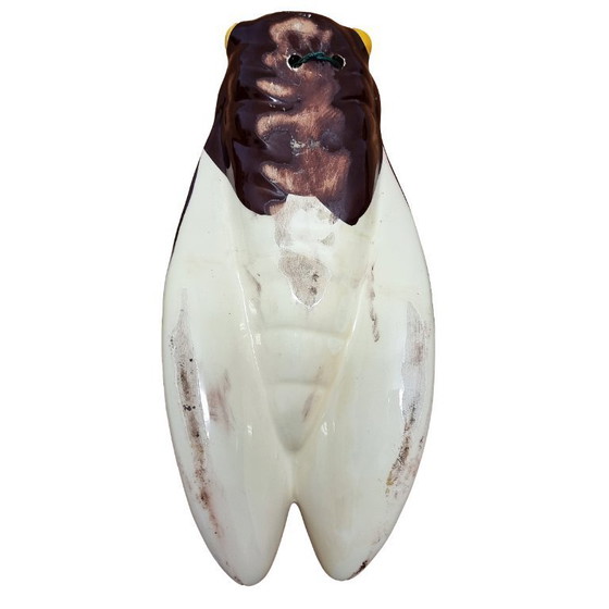 Image 1 of Large Vallauris cicada wall vase