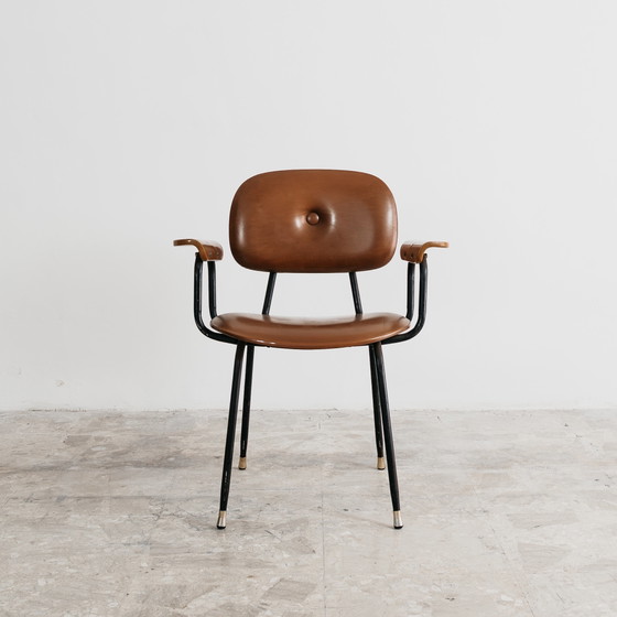 Image 1 of Marco Zanuso voor Poltronova jaren 70 vintage design fauteuil