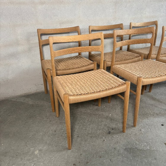 Image 1 of Oak dining chairs by Søren Willadsen – Restored Danish vintage design