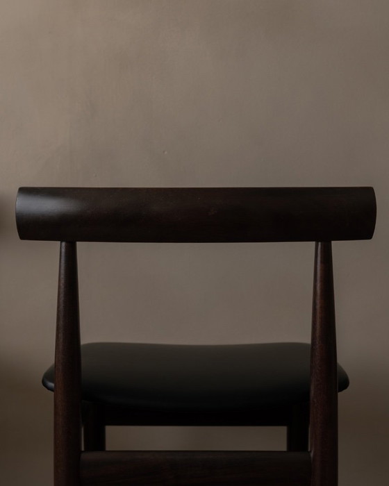 Image 1 of Set van 4 vintage Hans Olsen "Roundette" eetkamerstoelen voor Frem Røjle · Model 631 / 630 serie