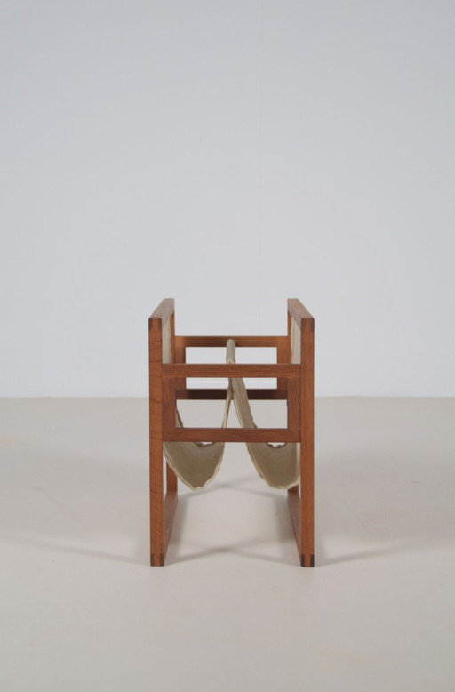 Portariviste danese di Henning Wind-Hansen per Sika Mobler, anni '60 – tijdschriftenrek, Metal, Wood (photo 2 of 6)