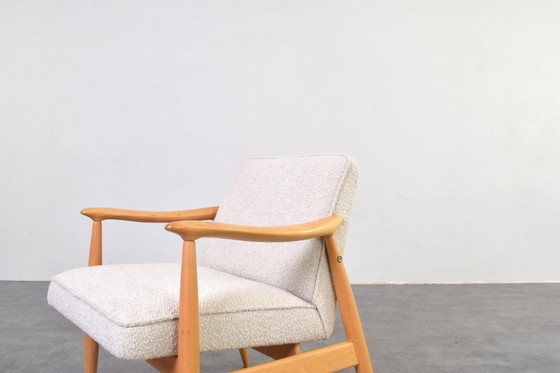 Image 1 of Fauteuils lounge style Mid-Century par J. Kędziorek, années 1960, lot de 2