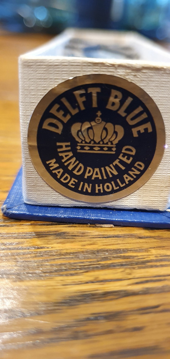 Image 1 of Zwei antike Delfter Keramikstopfen (einer davon mit sich drehenden Windmühlenflügeln).