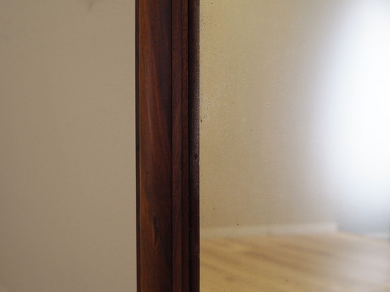 Image 1 of Miroir dans un cadre en bois, design danois, années 1970, production : Danemark