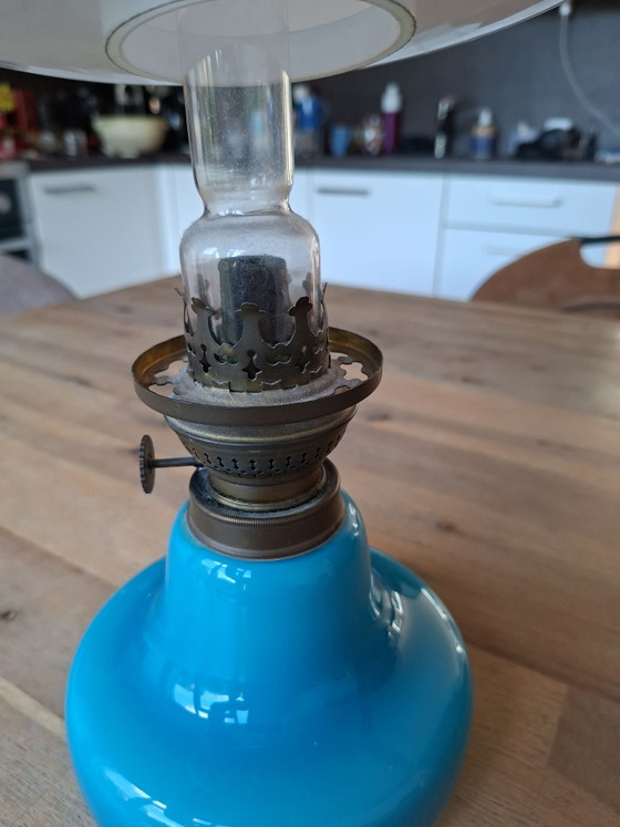 Lampada da scrivania Oil Light di Fog & Mørup, anni '50 – Lampade da scrivania, Vetro, Ottone (photo 3 of 5)