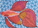 Da Yayoi Kusama, Goldfish, litografia, anni '90
