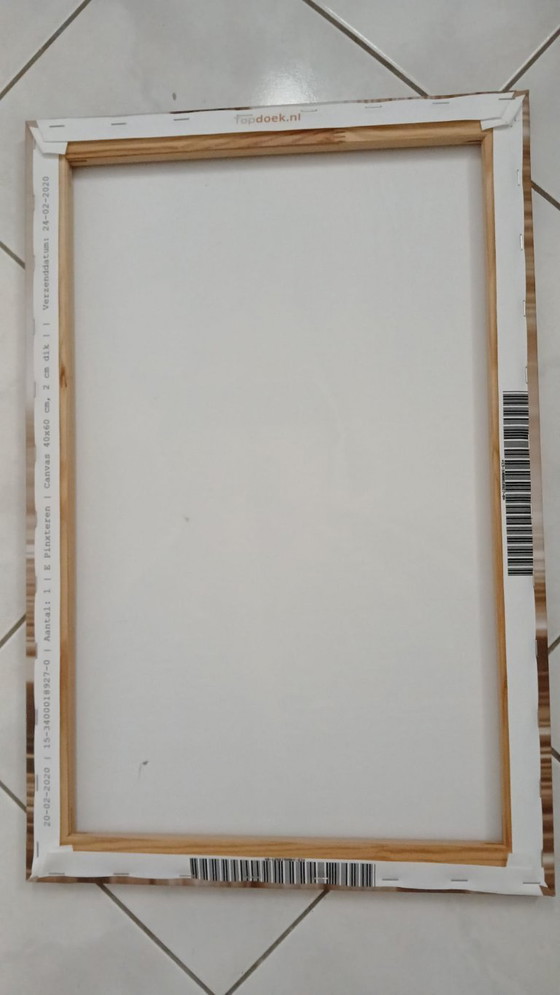 Image 1 of Poster Frau sepia auf Leinwand