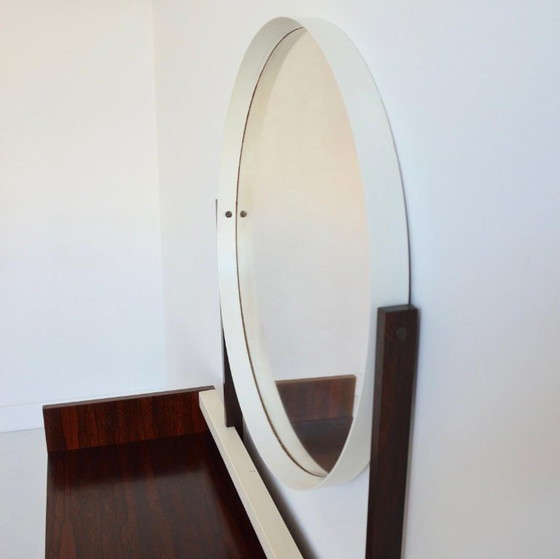 Tocador escandinavo de palisandro, Tocadores, Madera, Marrón, Mid Century Modern (foto 5 de 9)
