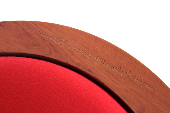 Image 1 of Frank Lloyd Wright dining table with chairs - Cassina 1917 Design