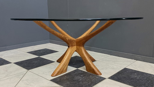 Model T-118 salontafel van Illum Wikkelsø voor Niels Eilersen, jaren 1960