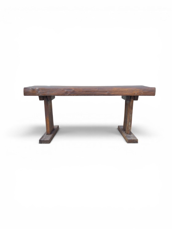Image 1 of Primitive french console table