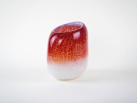 Image 1 of Glass vase, Danish design, 1970s, manufactured by Holmegaard
