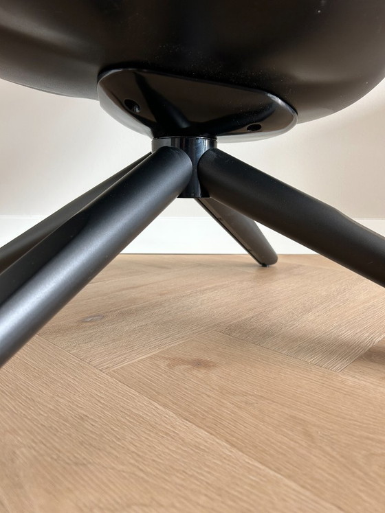 Image 1 of B&B Italia Husk Fauteuil H3G mét Ottoman - Zwart