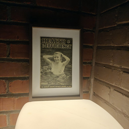 Original 1948 “Health and Efficiency” Summer Annual Cover – Authentic British Naturist Magazine (Not a Reprint)