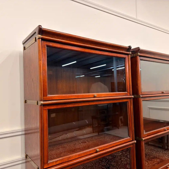 Acquistare un set di librerie inglesi originali Globe Wernicke? - Ampia scelta!, Ottone, Legno, Marrone (foto 9 di 15)