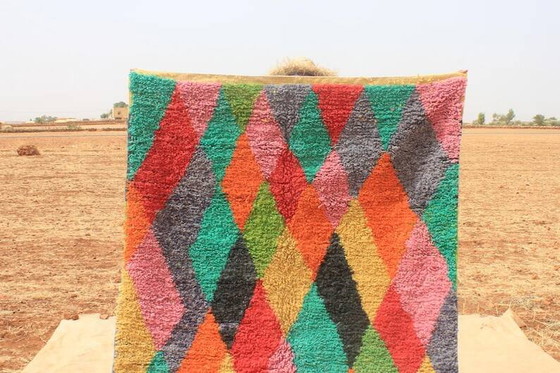 Traditioneel handgemaakt Berber vloerkleed 250cm x 150cm – Vloerkleden en tapijten, Wool (photo 3 of 8)