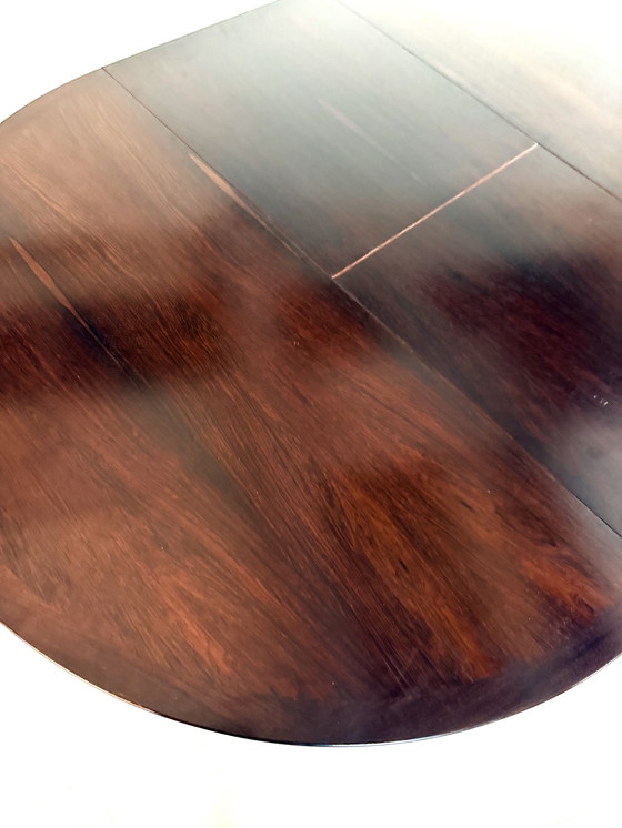 Image 1 of Vintage extendable Pallisander dining table, Lübke '60