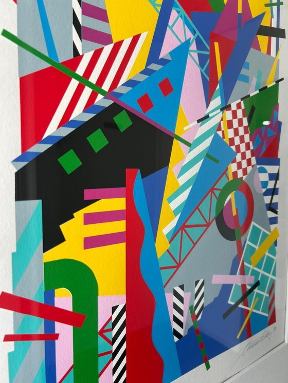 Image 1 of Ernst Lohse litografía Danés 1989