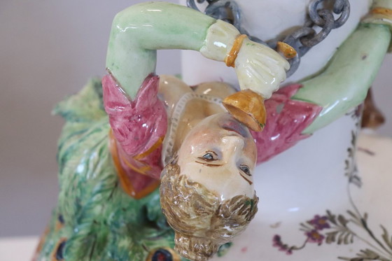 Image 1 of Majestic Ceramic Vase, Italy Early 20th Century