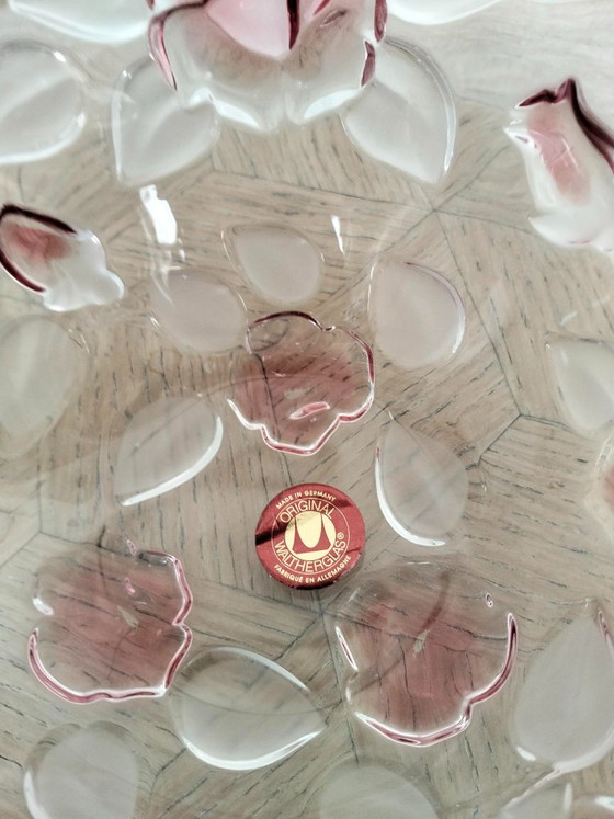 Vintage Glass Basket, Walther-Glas, Bowls, Pink (photo 3 of 6)