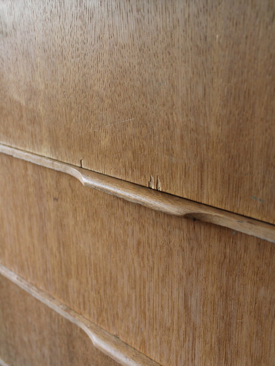 Image 1 of Vintage Deense Ladekast in Eiken door Ejsing, Tallboy