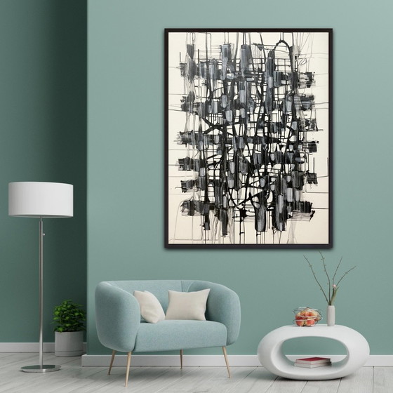 Image 1 of Natia Antadze Abstracte compositie XXL