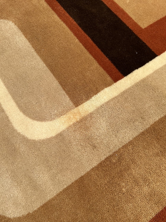 Image 1 of Vintage space age XL low-pile rug