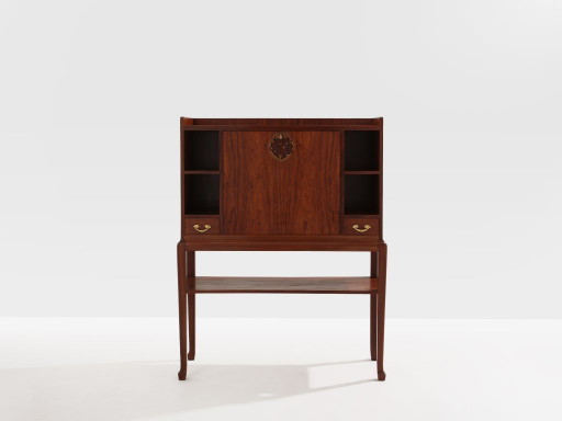 Louis Majorelle kabinetssecretarisbureau van palissanderhout, circa 1910. – boekenkasten, Wood