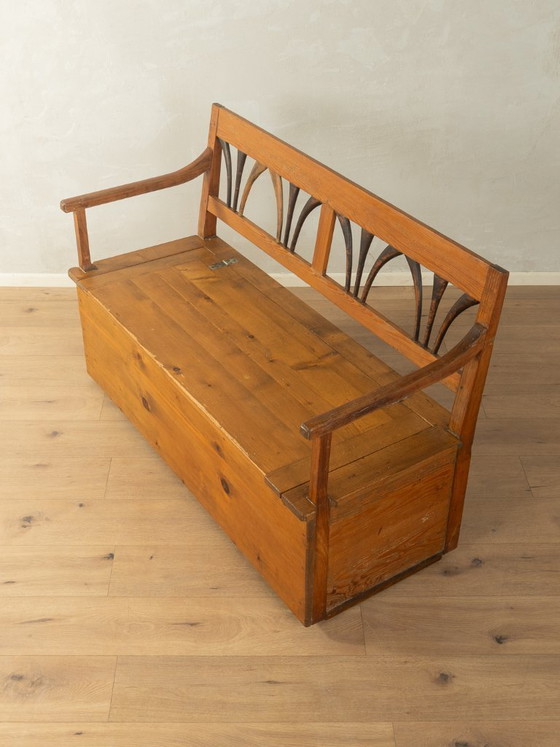 Image 1 of 1900s Biedermeier Chest Bench, Vintage