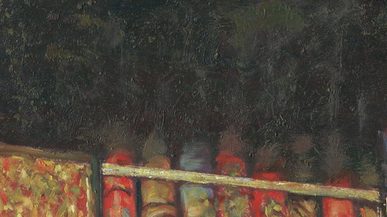 Image 1 of Beautiful Painting – Á Simarro – "The Slipper Seller"