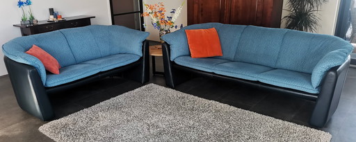 Leolux Scarabee 2-Sitzer-Sofa & 3-Sitzer-Sofa