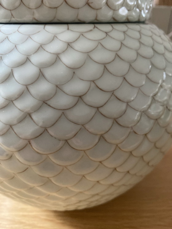 Fabienne Jouvin Paris Pot Vintage handmade in China – Decorative Objects, Ceramic, Porcelain (photo 9 of 11)