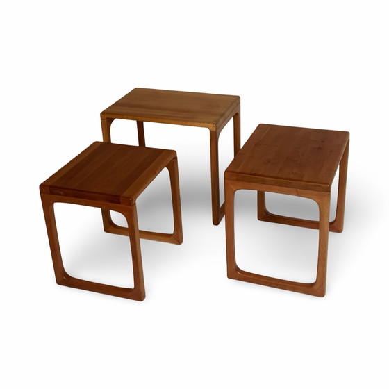 Image 1 of BR Gelsted - Mimi set / set of three - Nesting tables - Teak wood - Great condition, Denmark ca. 1960’s