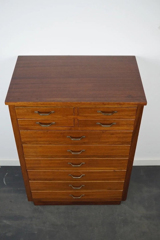 Image 1 of Cabinet de dentiste ancien en acajou, Amsterdam vers 1930