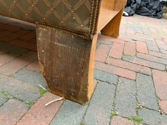 Image 1 of Antique Biedermeier sofa 3 persons art deco style