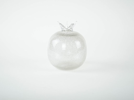 Image 1 of Glass vase in the shape of a pomegranate, Danish design, 1970s, made in Denmark