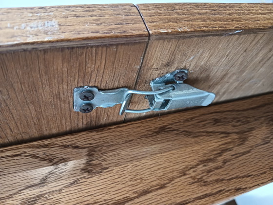 Image 1 of Mesa extensible, roble macizo