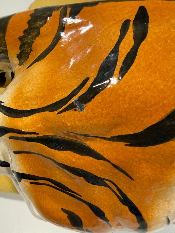 Großer Keramik-Tiger Italien 1970er – Dekorative Objekte, Ceramic (photo 8 of 21)