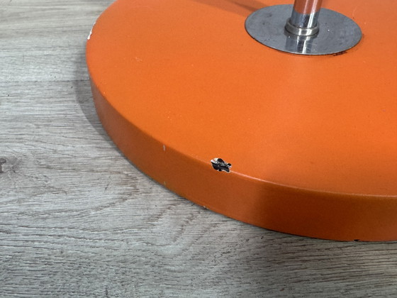 Image 1 of Vintage oranje vloerlamp in space age stijl